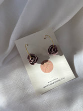 Load image into Gallery viewer, Rose Hoops
