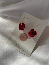 Load image into Gallery viewer, Rose Hoops
