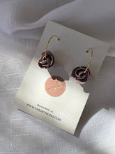 Load image into Gallery viewer, Rose Hoops
