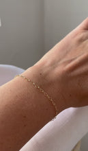 Load and play video in Gallery viewer, Gold Filled Connected Heart Bracelet
