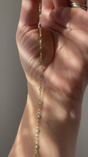 Load and play video in Gallery viewer, Gold filled Green Sunburst Bracelet
