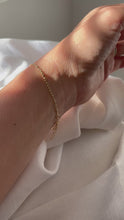 Load and play video in Gallery viewer, Gold Filled Dot Bracelet
